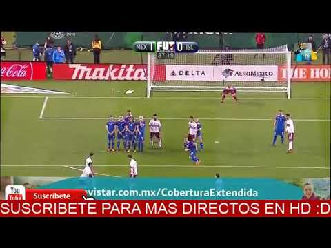 Gol de Marco Fabian | Mexico 1 - 0 Islandia 2018 Amisotos FECHA FIFA