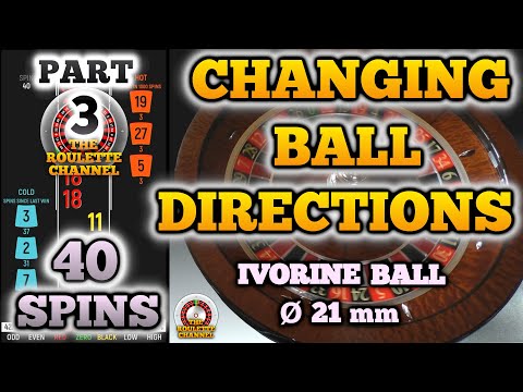 40 Roulette Wheel Spins - Both Directions - Black Scoreboard - Part 3 of 5