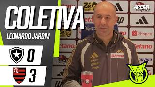 COLETIVA LEONARDO JARDIM | AO VIVO | Botafogo x Flamengo - Brasileirão 2026