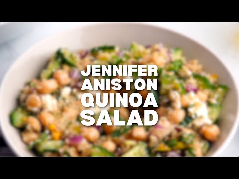 JENNIFER ANISTON SALAD WITH QUINOA | Healthy, Gluten-Free