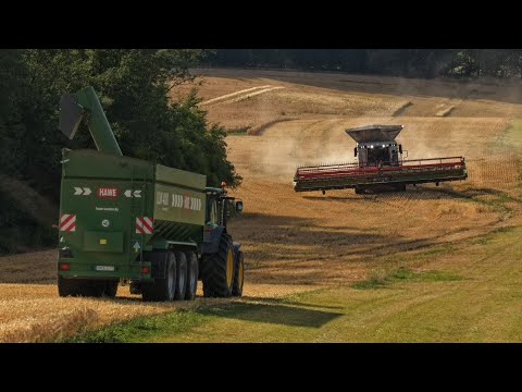 Live vom Feld #1 | Gerste dreschen in MV  [ Erstes mal Live mit nervigen nebengeräuschen]