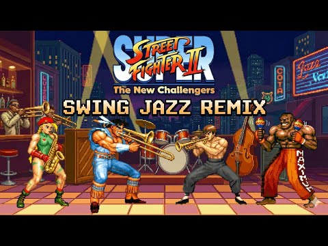 SUPER STREET FIGHTER II: THE NEW CHALLENGERS | '70s Swing Jazz Remix | スパII BGM (AI COVER)