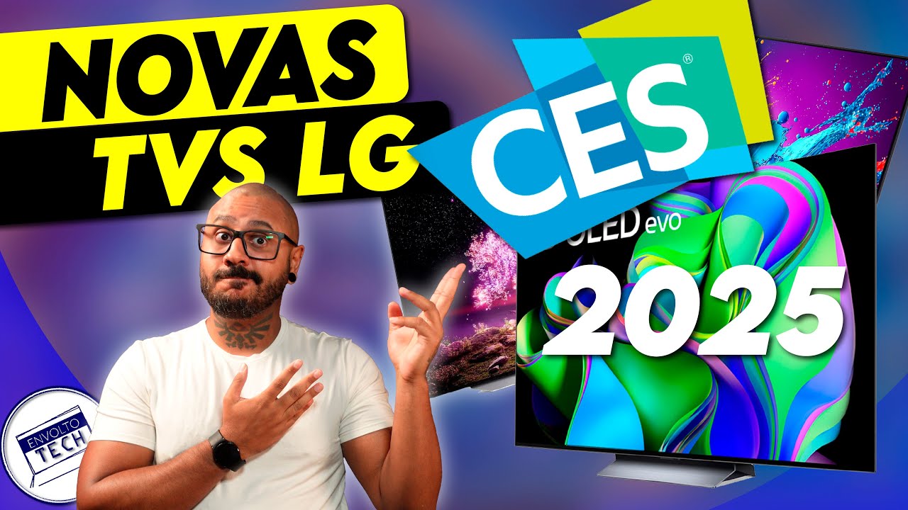 ESPECIAL CES 2025 - Novas TVs LG | 165hz Game Pass NOVO CONTROLE IA e MAIS!