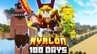 100 Days of Avalon Minecraft [FULL MOVIE]
