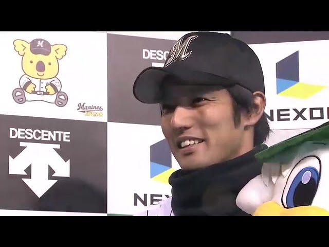 マリーンズ・鈴木大地選手・根元俊一選手ヒーローインタビュー 4月20日 千葉ロッテマリーンズ 対 東北楽天ゴールデンイーグルス