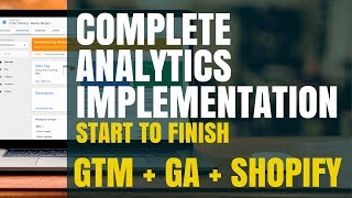 Professional Google Analytics for Shopify: Earn More Through Insight (STEP BY STEP GUIDE)