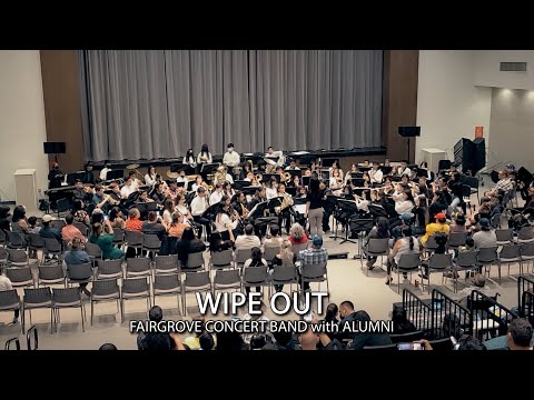 Wipe Out - Fairgrove Concert Band 2022 with Alumni