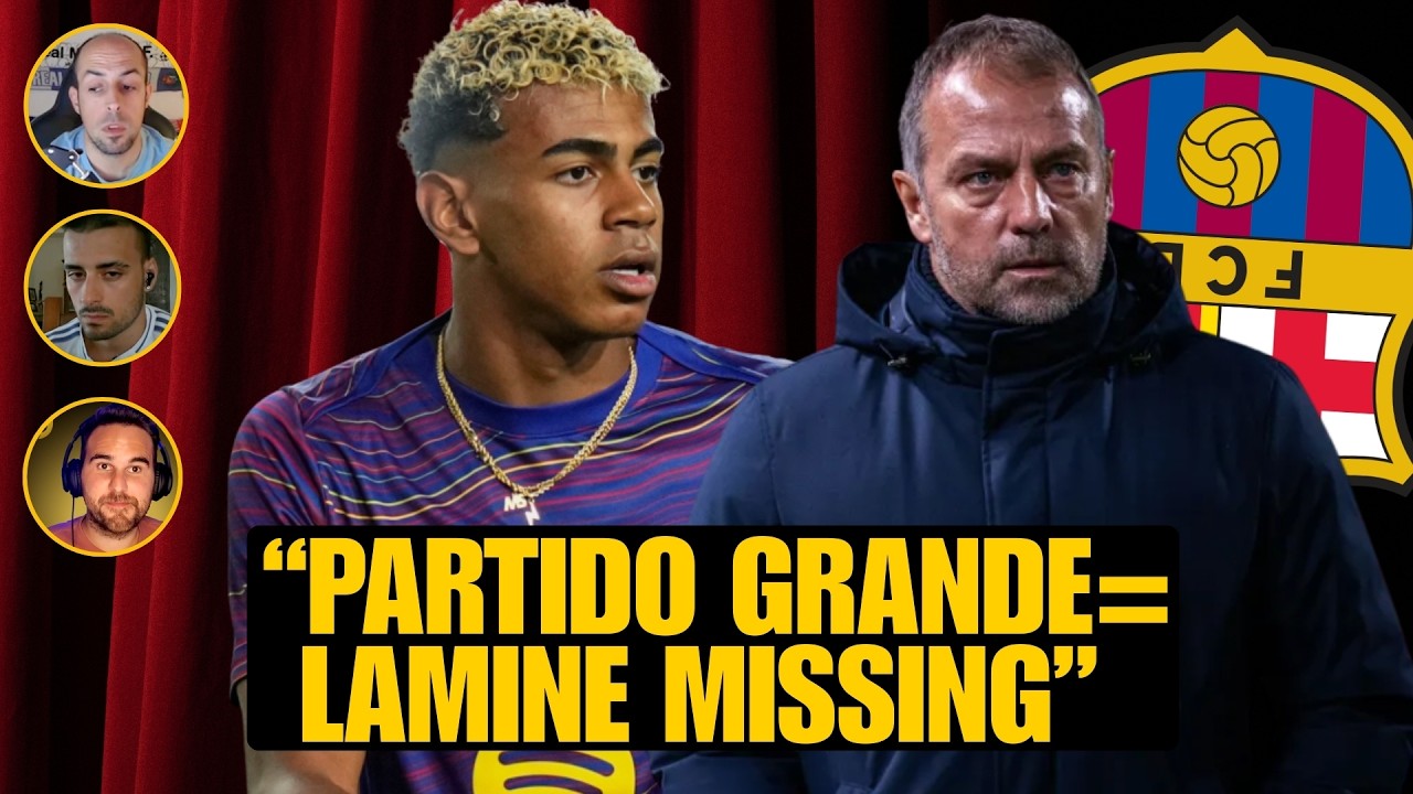 "A LAMINE LO INFLABAIS EL AÑO PASADO Y ESTE ESTÁ DANDO PENA EN CADA PARTIDO GRANDE DEL BARÇA"