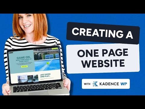 How to create a One Page Website