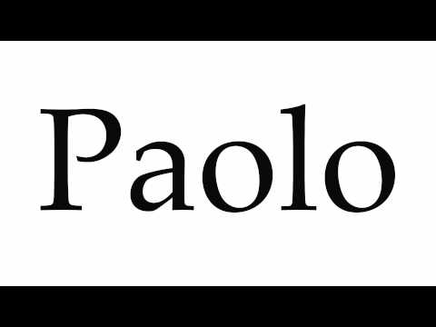 How to Pronounce Paolo
