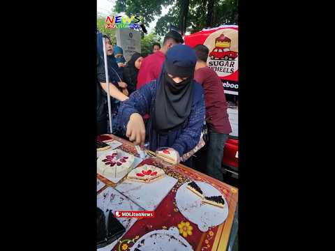 গাড়ির পেছনে কেক বেচে আগারগাঁওয়ের আপু করলেন বাজিমাত 😍 #viral