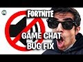 Fortnite Game Chat Bug Fix PS4 Why Can't I hear Party Chat? Solved! Fortnite Game Chat Bug Fix PS4 Why Can't I hear Party Chat? Solved!