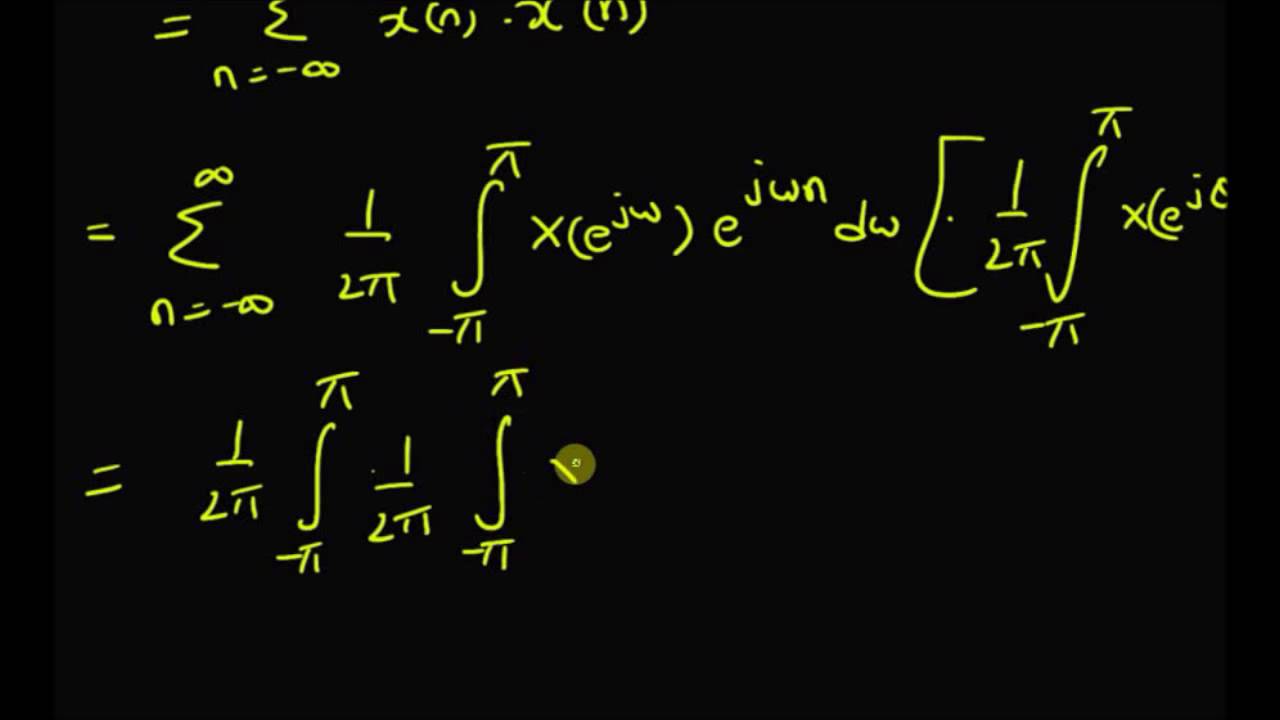 Parseval's Theorem