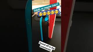 Download lagu Which one do you prefer? Nintendo 2ds vs 2dsXL Handheld WARS #shorts mp3