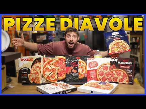 I TRY ALL THE DIAVOLE PIZZAS IN THE SUPERMARKETS | PRATTQUELLO