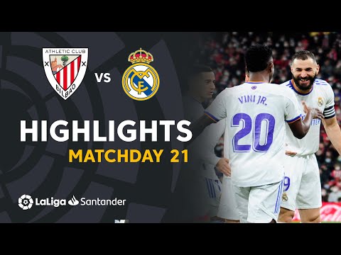 Highlights Athletic Club vs Real Madrid (1-2)