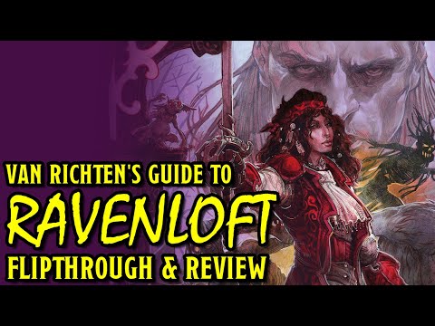 My Second-Favorite D&D 5e Source Book: Van Richten's Guide to Ravenloft | Flipthrough & Review
