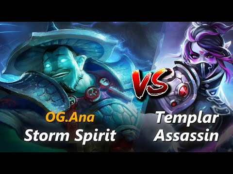 How to Storm Spirit mid vs Templar Assassin/Spirit Breaker (feat. Ana) | First 10 minutes