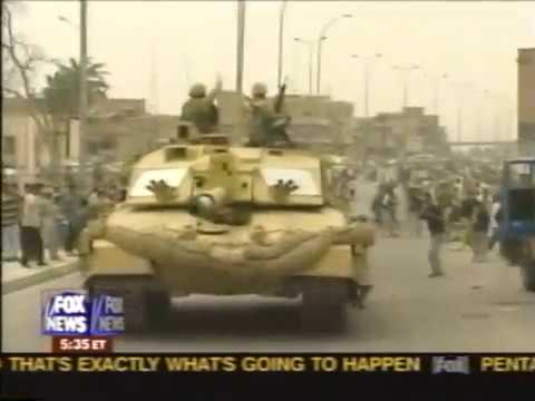 News - Iraq War - Part 2 - Tape 16 - Celebrating - 9 Apr 2003 5:30am ET