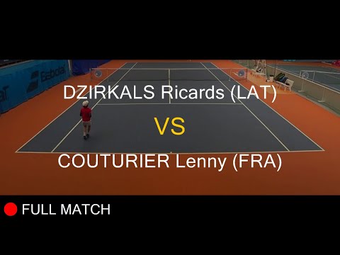 DZIRKALS Ricards (LAT) VS COUTURIER Lenny (FRA) - Open Super 12 Auray 2020