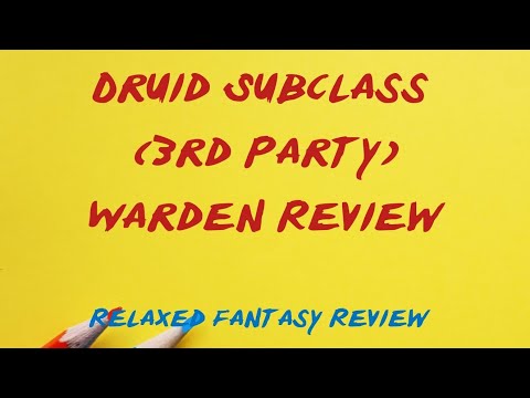 Druid Subclass (from Humblewood Tales) Warden Review - DnD 5e