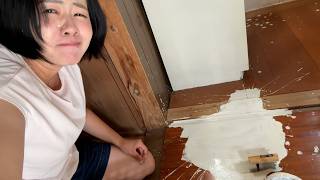 【33歳独身女】DIY初心者の無職女が初めてペンキ塗りをやったらやらかしてしまいました。