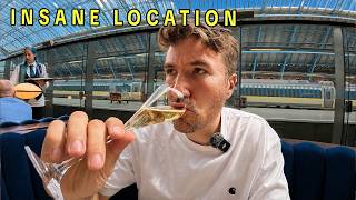 I Review This Fine Dining Restaurant At A Train Station!! Its Good!!