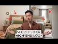 9 Design Tips To Make Your Bedroom Look EXPENSIVE Tricks Designers Use