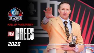 Download lagu Drew Brees' FULL Hall of Fame Speech | 2026 Pro Football Hall of Fame mp3