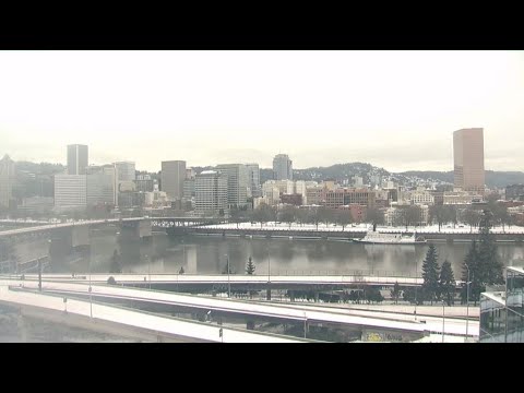 Snow in Portland