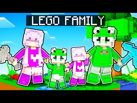 Minecraft: Daxx Builds an Insane LEGO Family!
