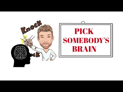 English Tutor Nick P Idioms (477) Pick Someone's Brain - Origin - Animated