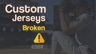 MLB The Show 23 players unable to equip custom jerseys/uniforms in Diamond Dynasty (DD)