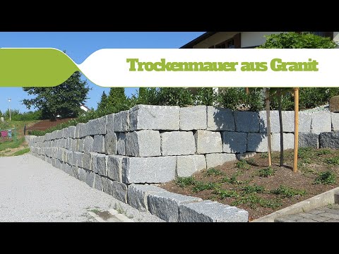 Granit Trockenmauer (making of)