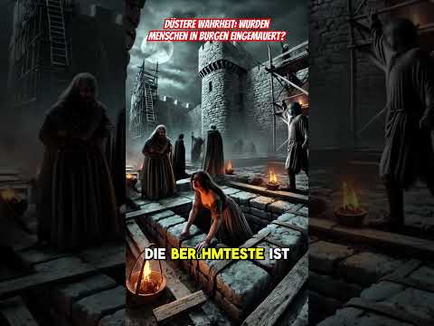 Düstere Wahrheit: Wurden Menschen in Burgen eingemauert? #mittelalter #history #stadtgeschichte