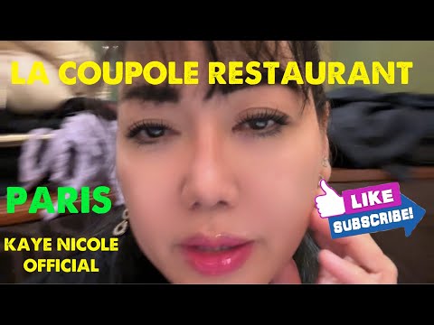 LA COUPOLE RESTAURANT MONTPARNASSE PARIS @MyrnaAbatayoOfficial1986 #parisvibes  #parisrestaurants