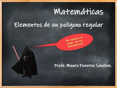 Elementos de un polígono regular