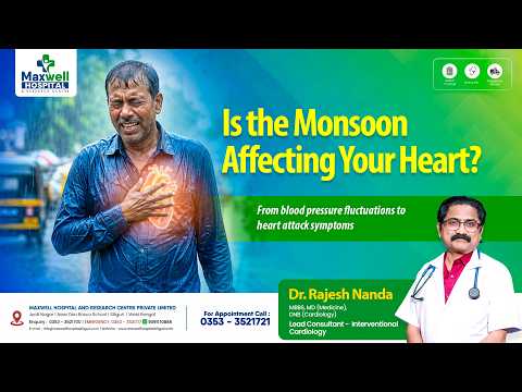 Monsoon & Heart Health: Essential Tips for Cardiac Patients | Dr. Rajesh Nanda | Maxwell Hospital