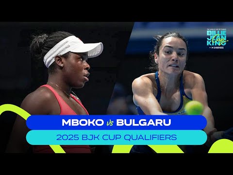 Victoria Mboko (CAN) v Miriam Bulgaru (ROU) | 2025 BJK Cup Qualifiers | Match Highlights
