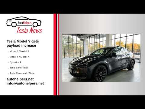 Tesla Model Y gets payload increase