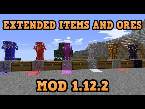 Smader -  EXTENDED ITEMS AND ORES MOD (1.12.2)!  SO MANY GREAT ORERS!  Minecraft review in Spanish 2018