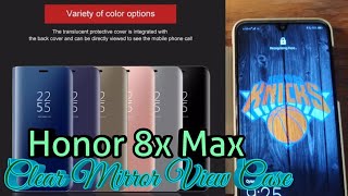 Honor 8x MAX | Smart View Clear Mirror Case| By Evolou