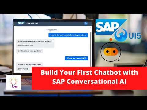 Build Your First Chatbot with SAP Conversational AI
