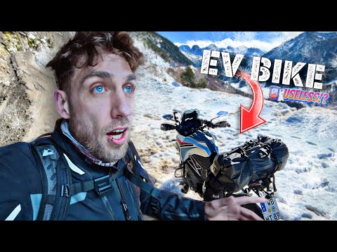 I RUINED my Electric Motorcycle riding in Winter! (battery useless in cold weather)