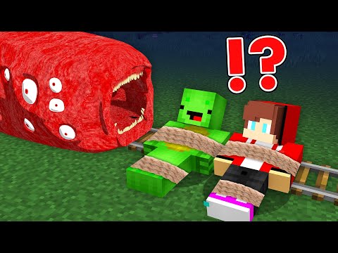 Escaping the Train Eater - Minecraft Maizen