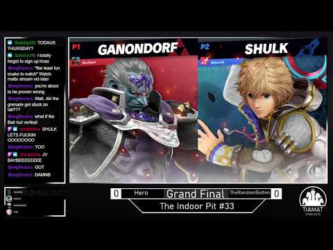 The Indoor Pit #33 | Grand Final | TheRandomButton(Ganondorf) VS Hero(Shulk/Joker)