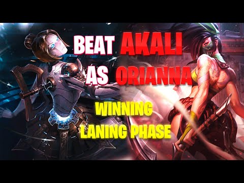 Orianna VS AKali | How to beat Akali as Orianna | Tips And Counters for Laning Phase