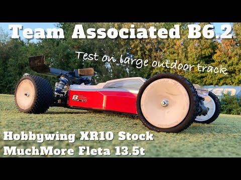 Team Associated B6.2 on large outdoor track 😎