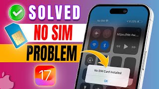 How to Fix NO SIM Problem on iPhone After the iOS 17 Update