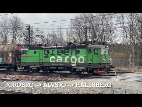 Svenska tåg i Flemingsberg – X2000, Green Cargo & InterCity | Swedish Trains #50